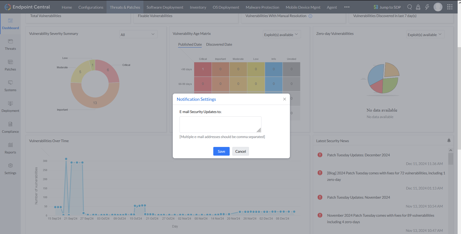 Configuring Alerts