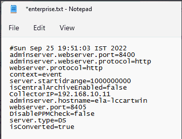 Configurations after changing the EventLog Analyzer server Hostname/IP address