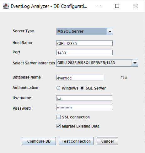 Database migration