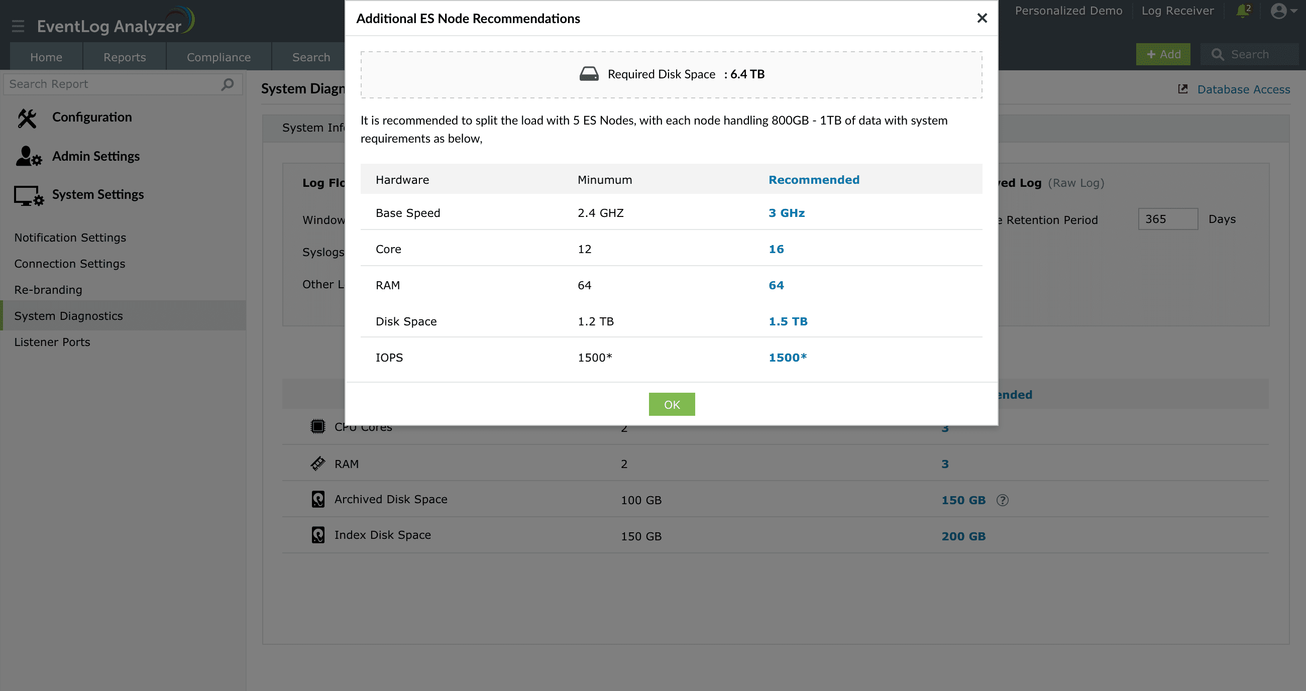 System Resource Calculator