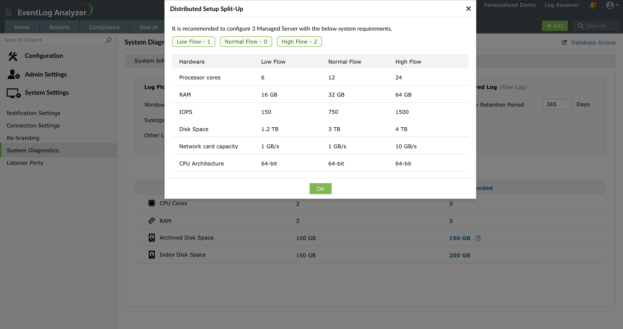 System Resource Calculator