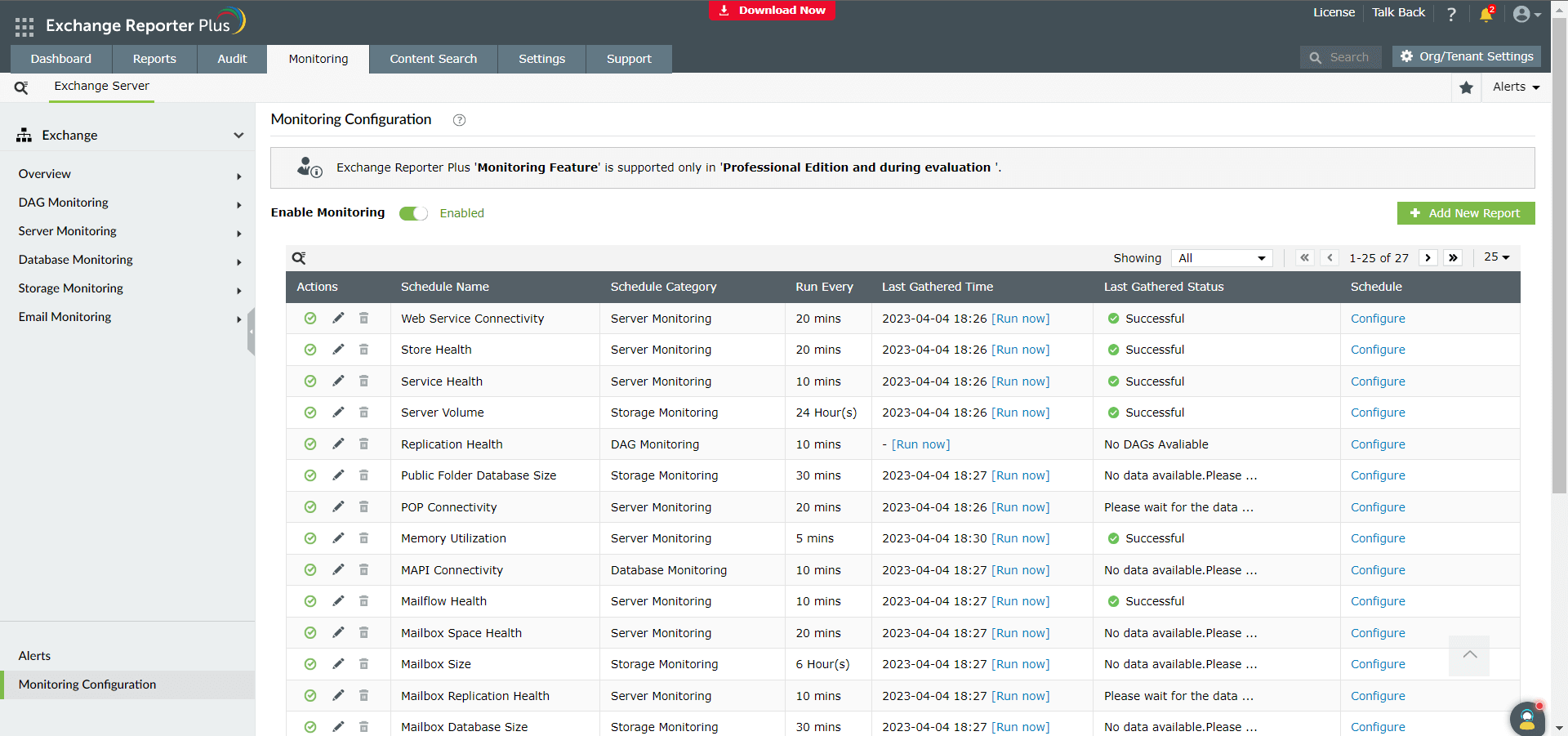 monitoring-report-configuration