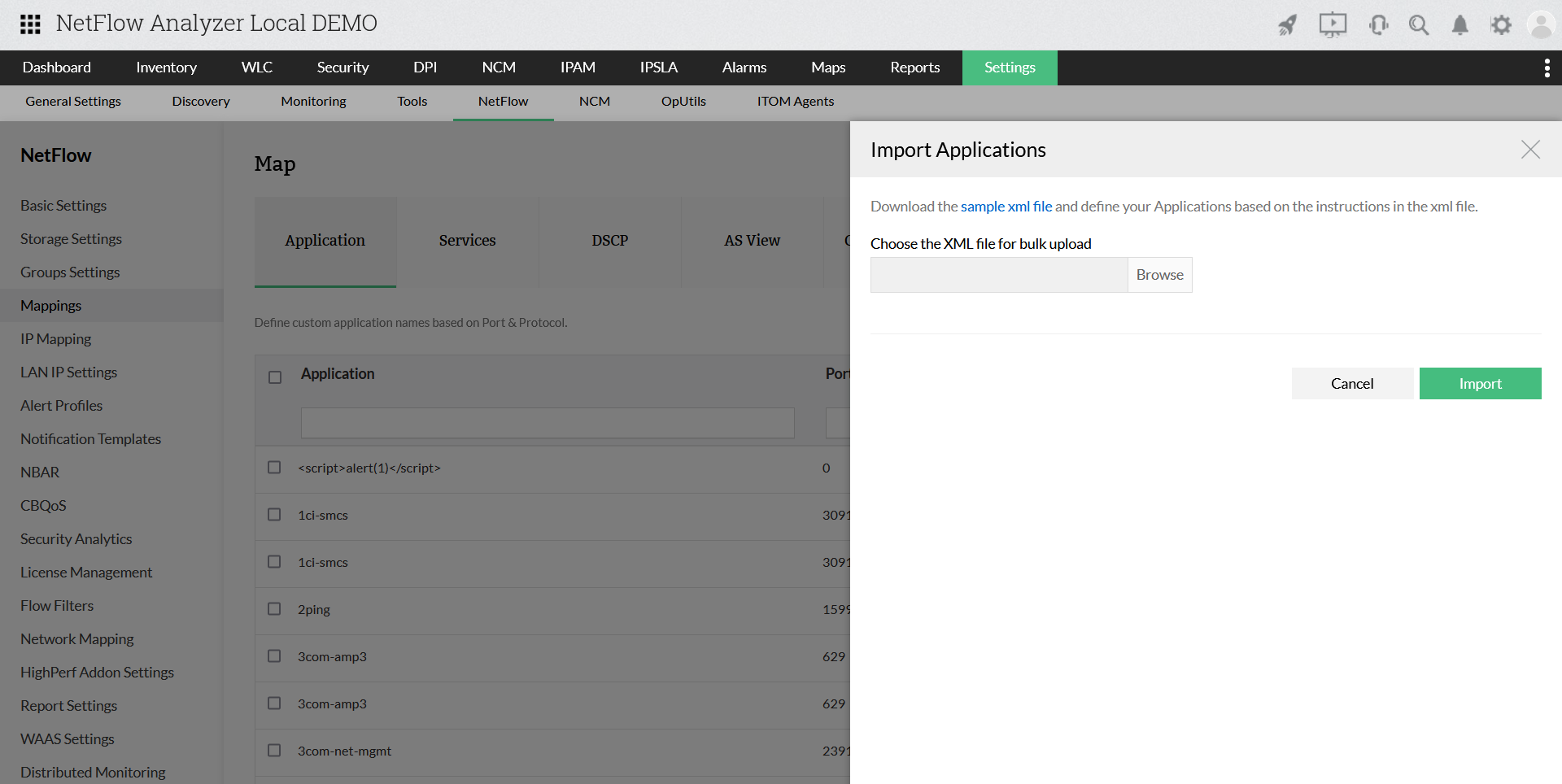 applicationmappingbulkload