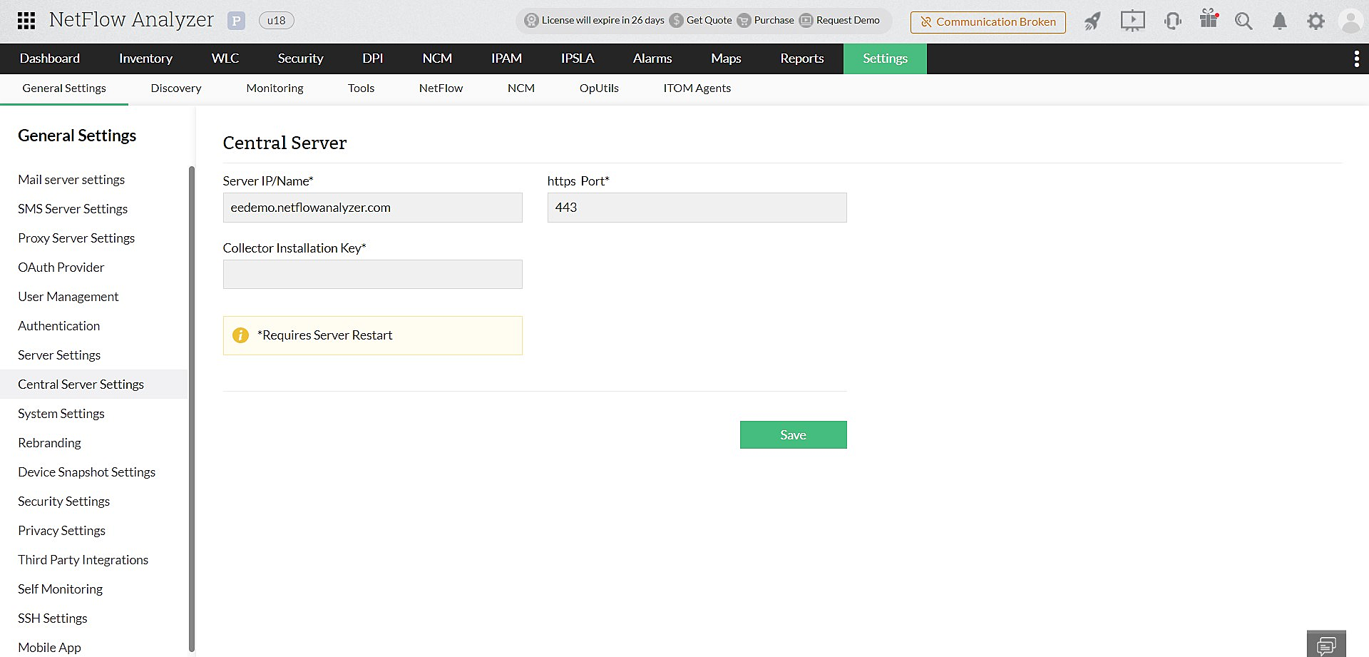 ManageEngine NetFlow Analyzer