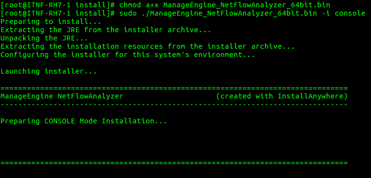 Manageengine NetFlow Analyzer Installation Guide - NetFlow Startup