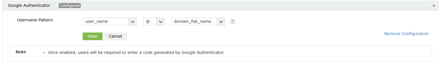 Google authenticator
