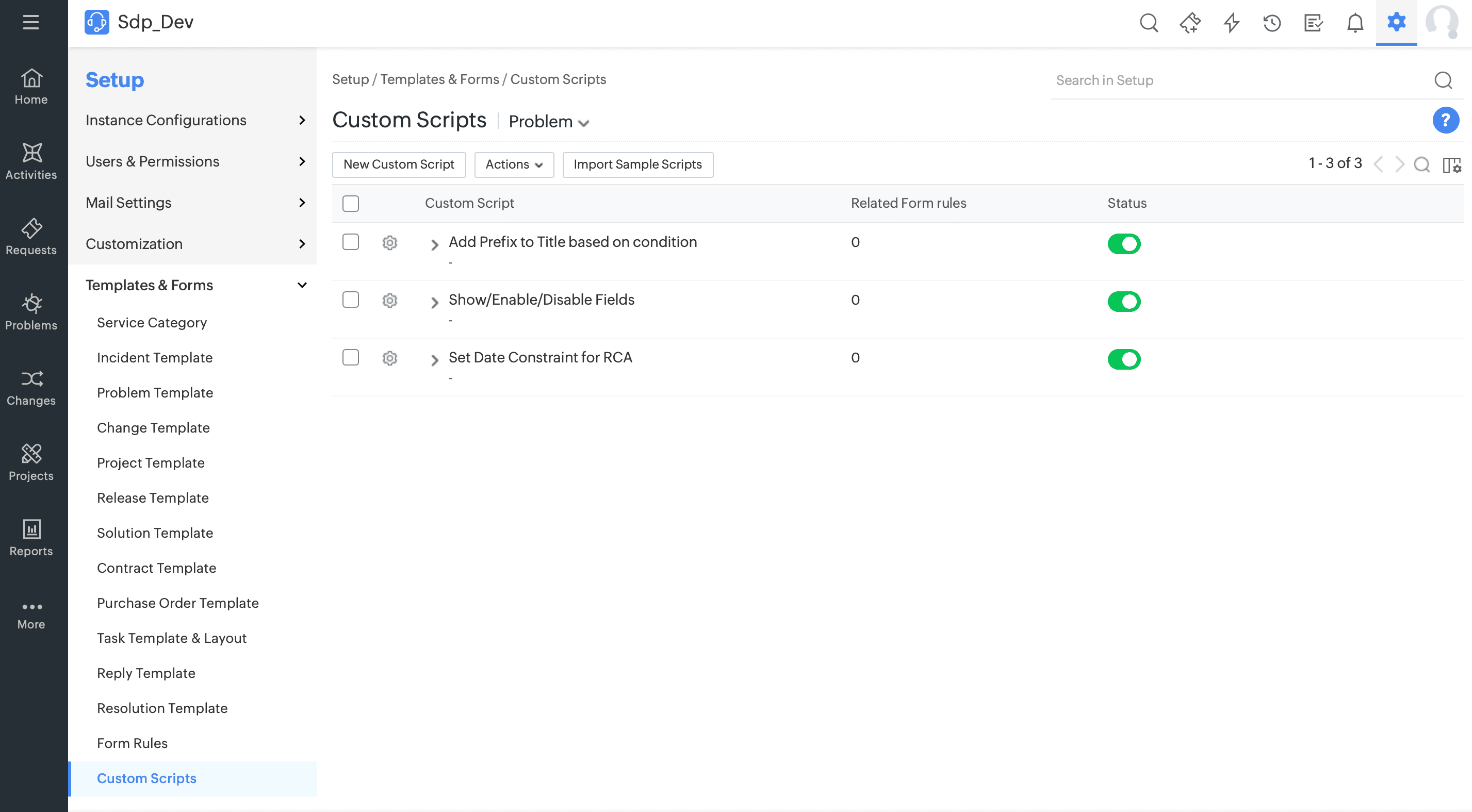 Custom Scripts to dynamically modify