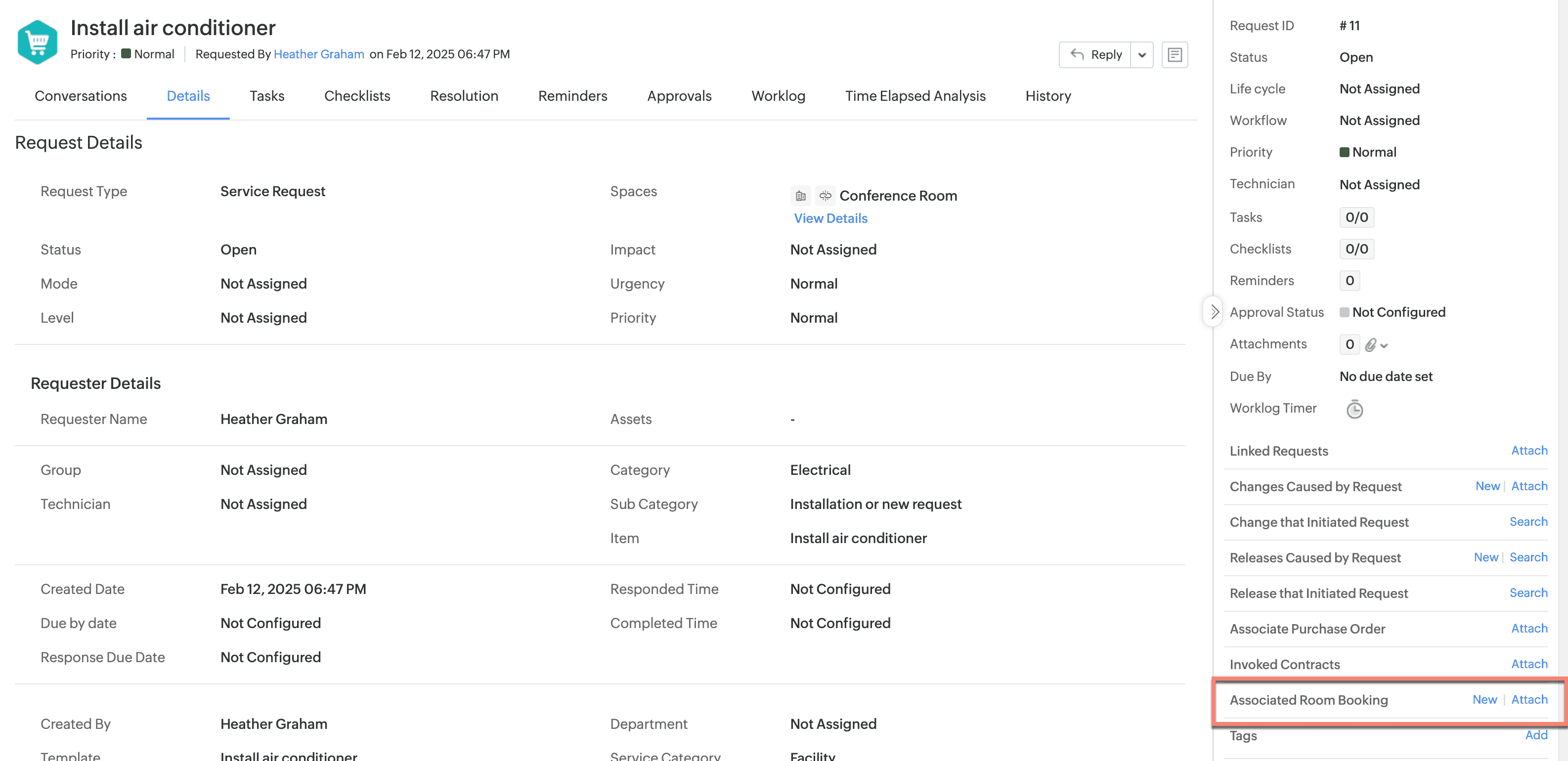 Space Module Enhancements in Requests Module