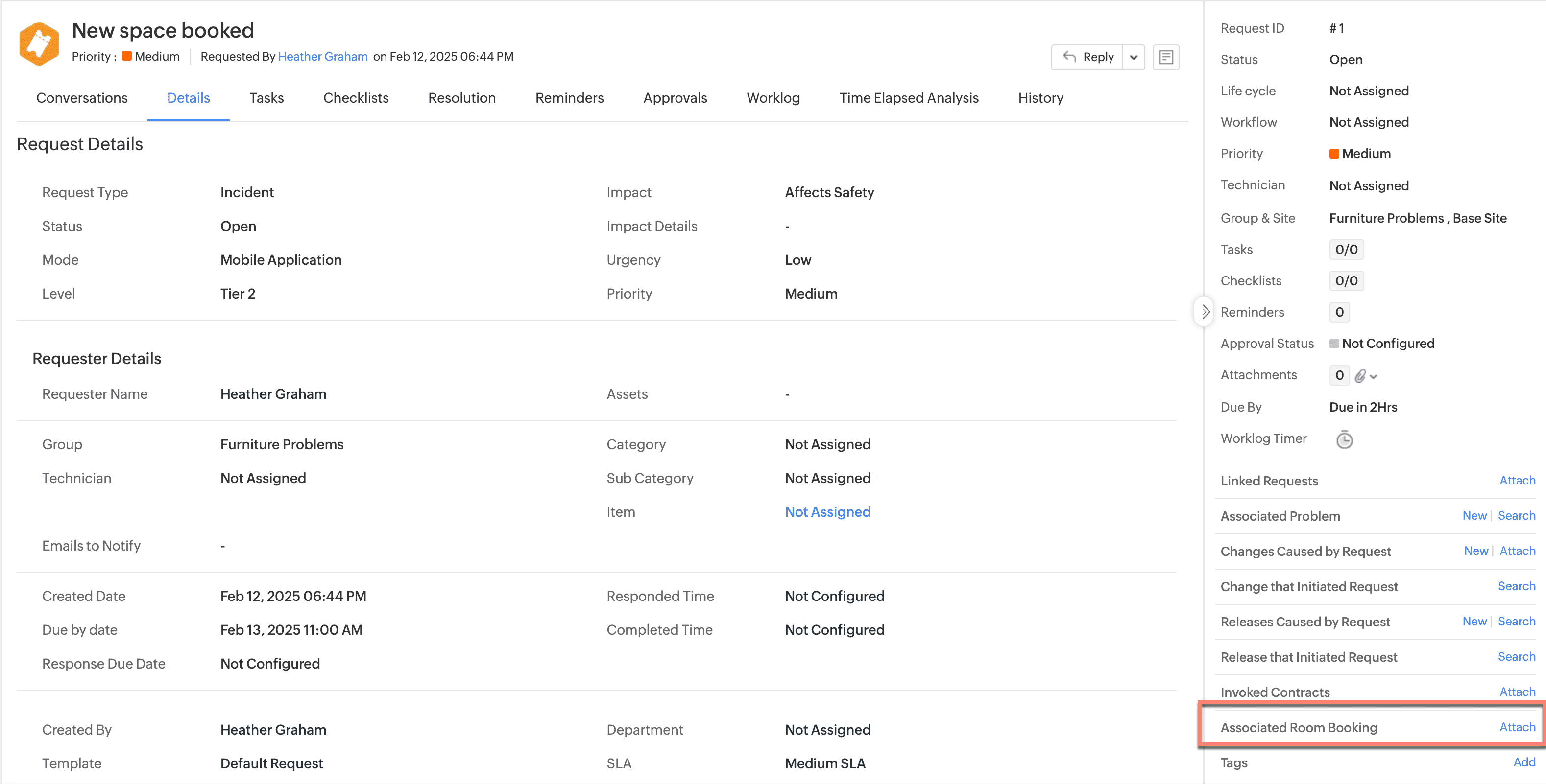 Space Module Enhancements in Requests Module