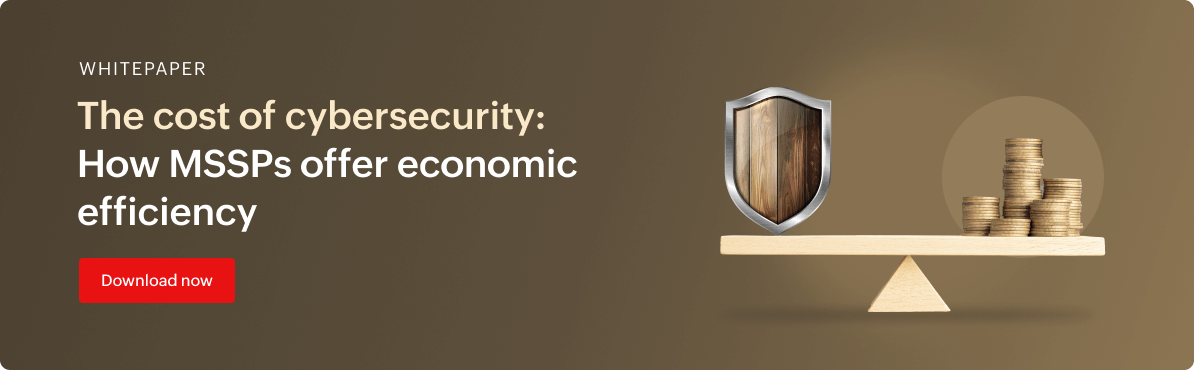 The cost of cybersecurity: How MSSPs offer economic efficiency