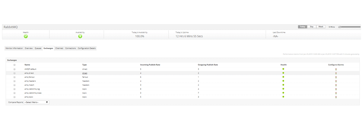 RabbitMQ Performance Monitoring - ManageEngine Applications Manager