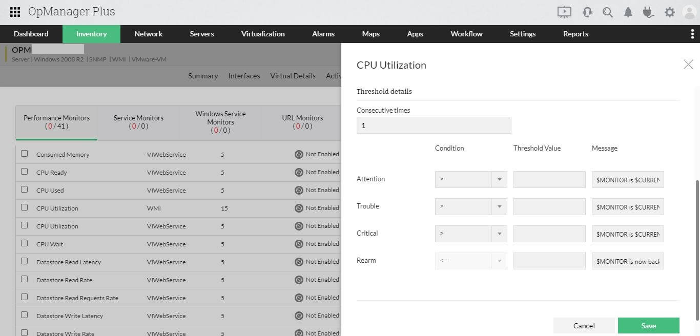 ITOM Platform - ManageEngine OpManager Plus