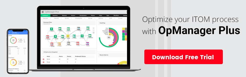 ITOM Software - ManageEngine OpManager Plus