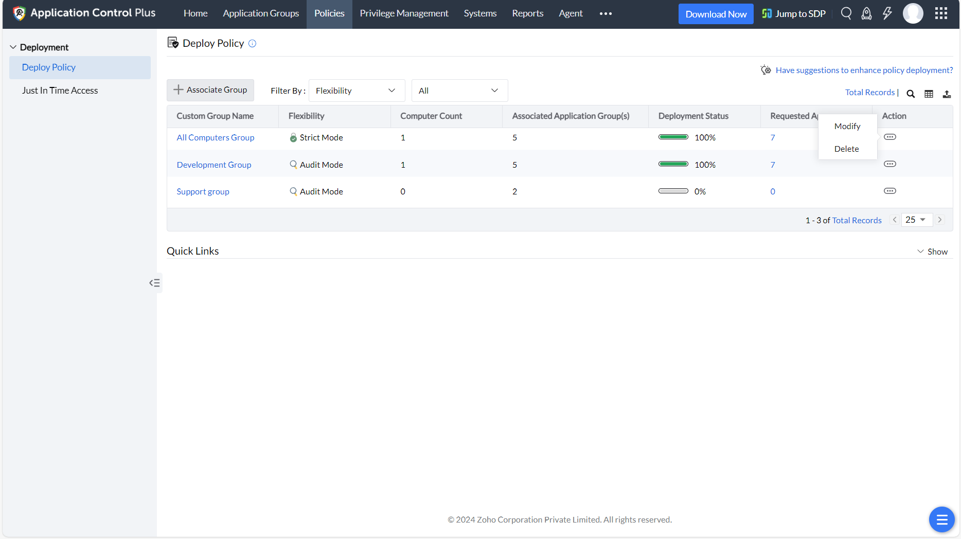 Dashboard de Identificación y resolución de aplicaciones no gestionadas 3