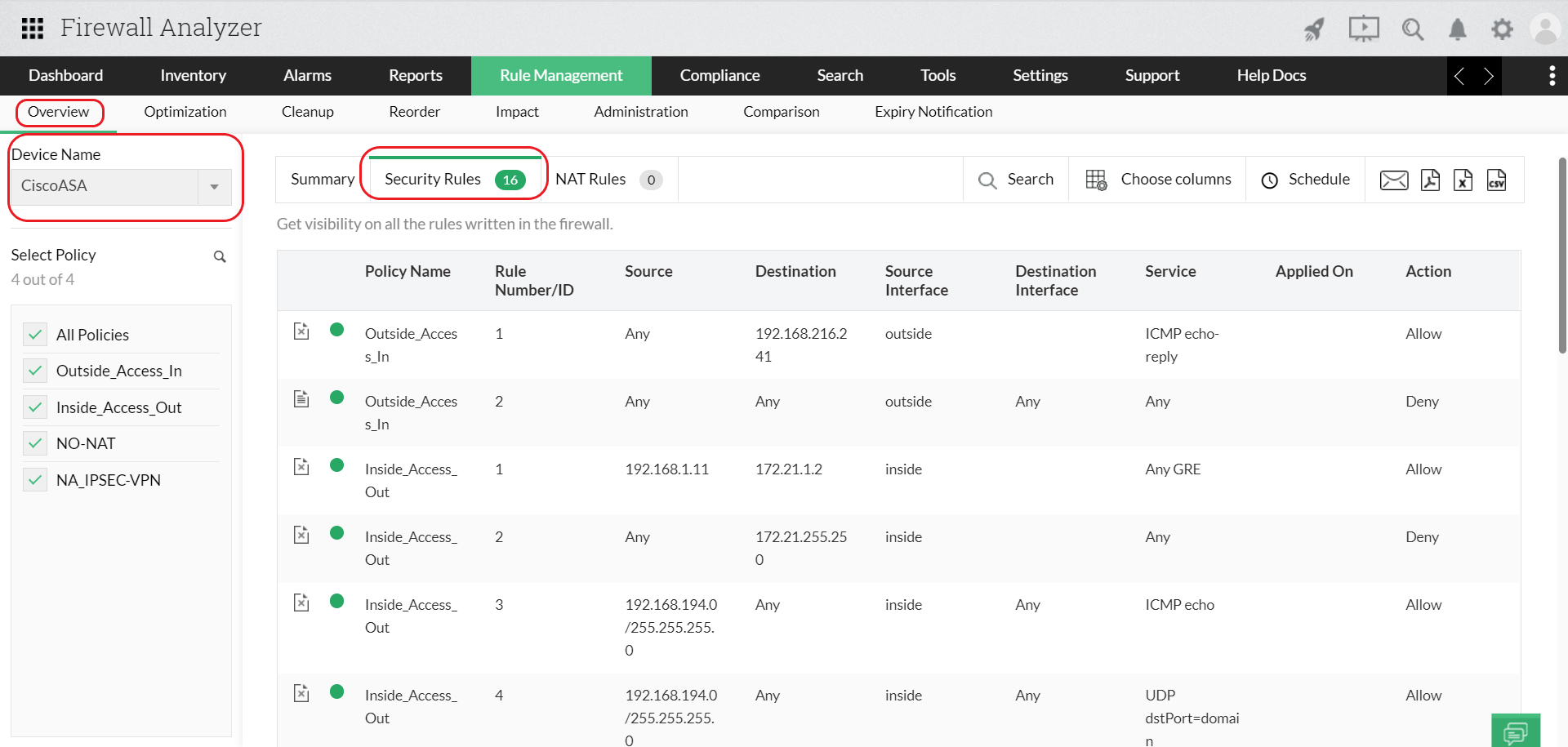 How To Extract Firewall Rules From Fortigate