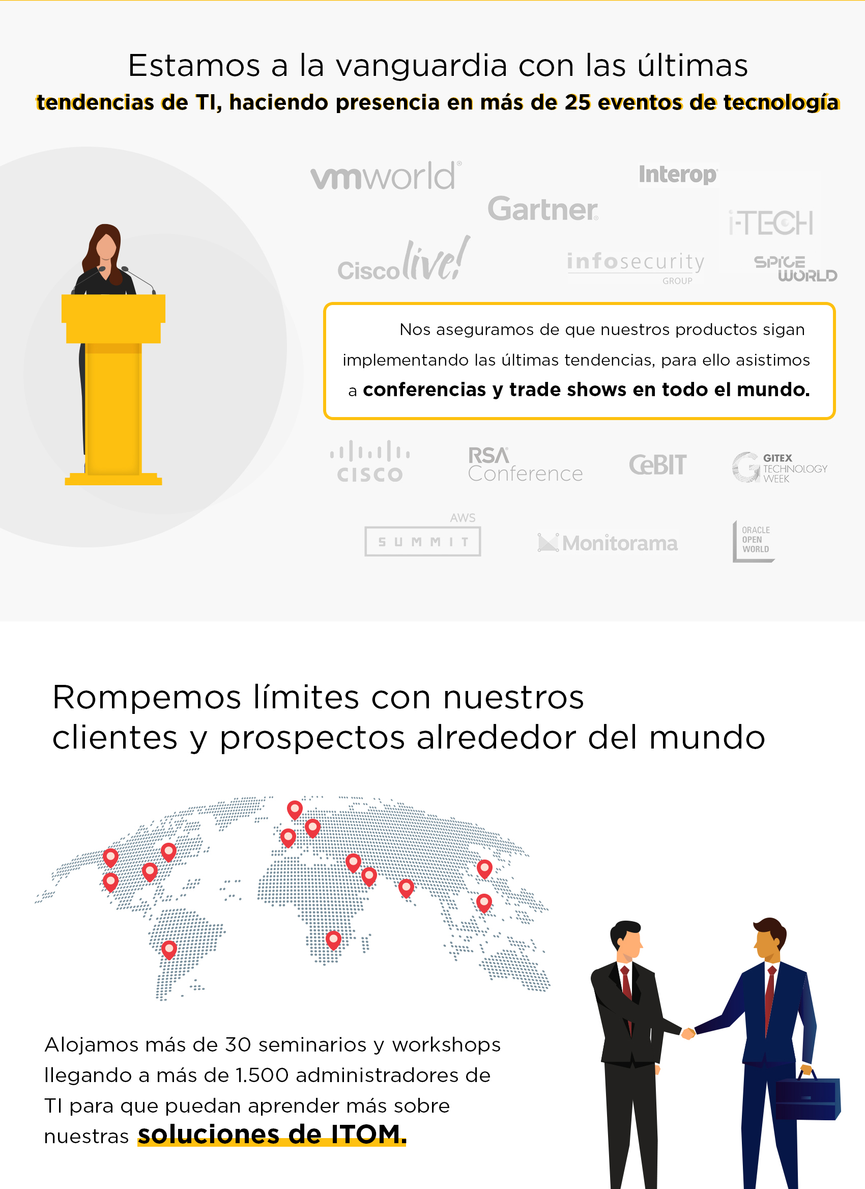 Líderes en la industria para soluciones ITOM empresariales - ManageEngine OpManager