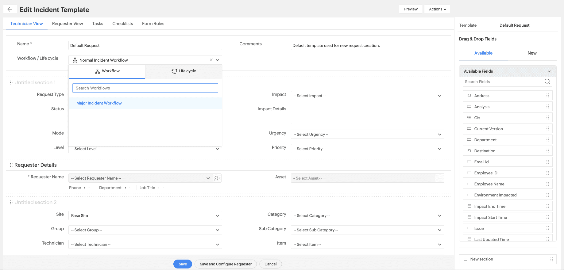 Sample Workflow - Asset