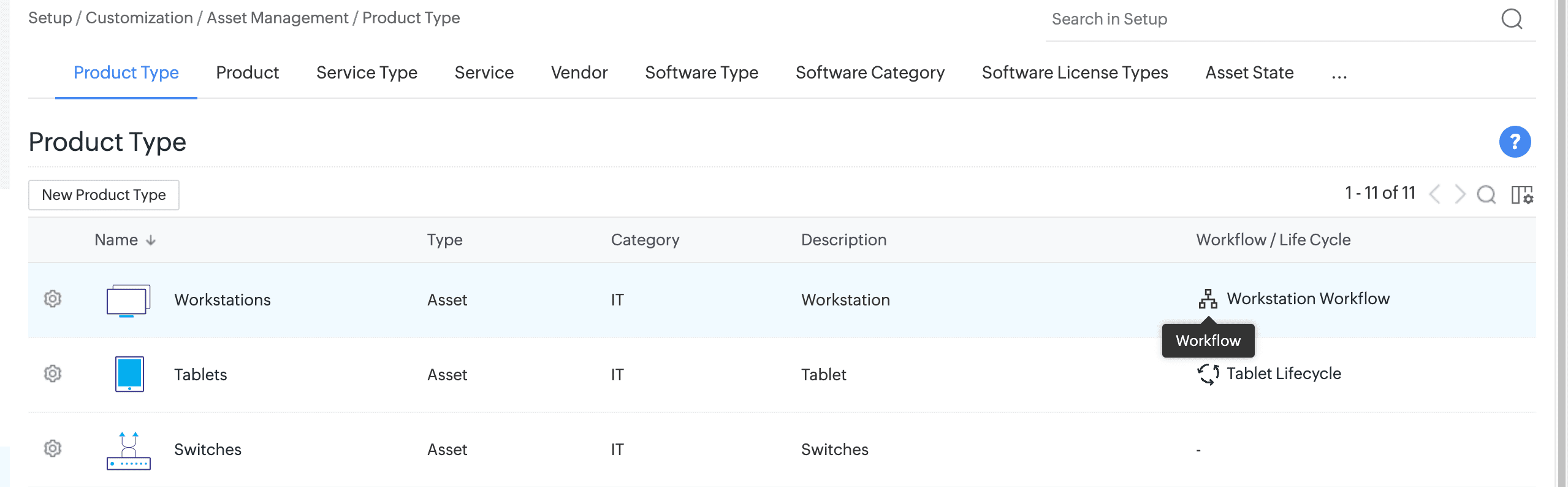 Sample Workflow - Asset