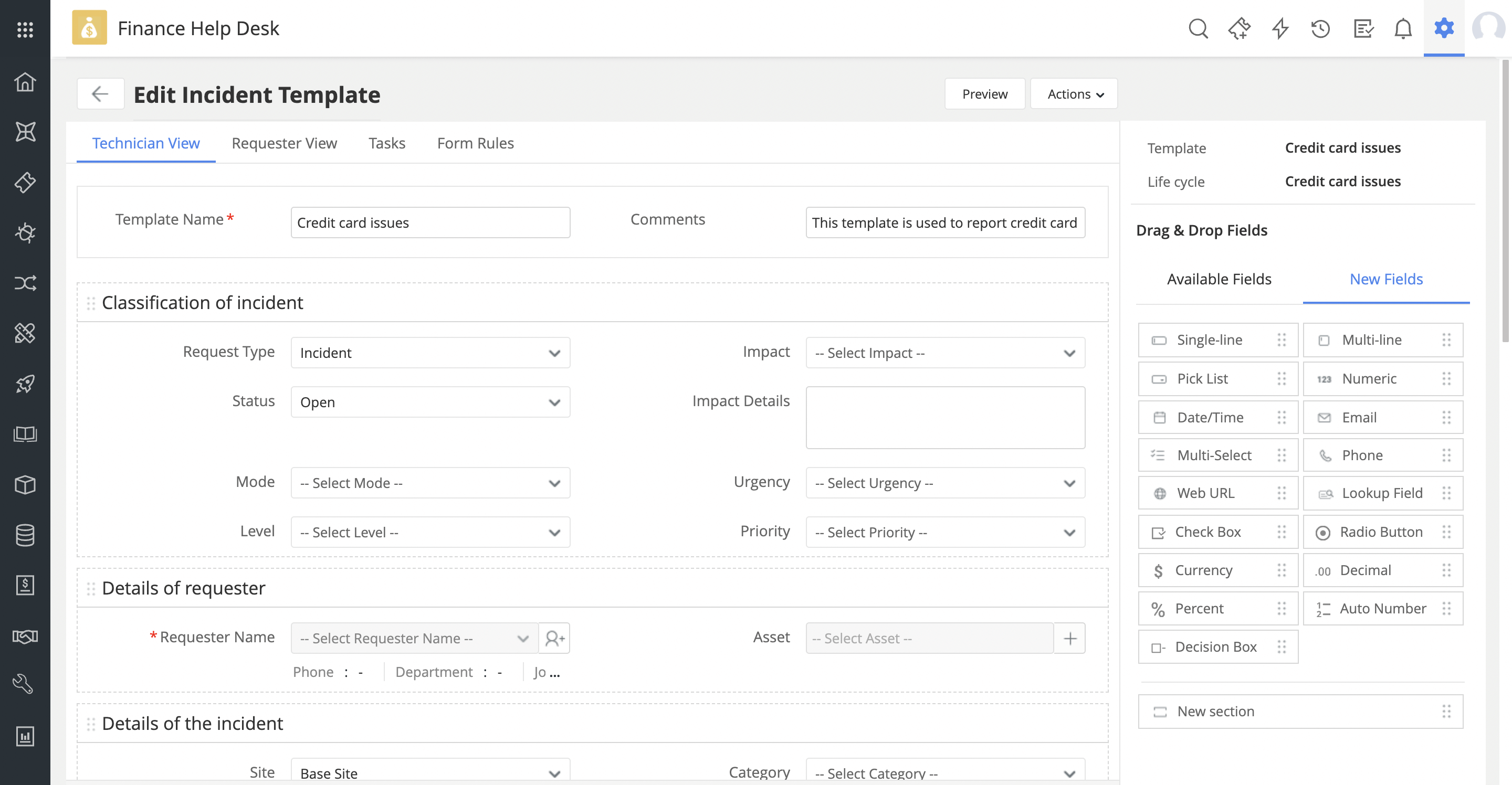 Resolve financial incidents Handling financial incidents