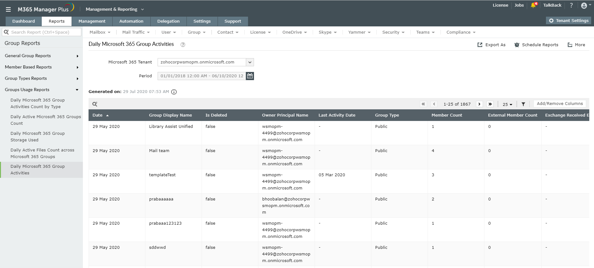 Microsoft 365 Groups | User Administration