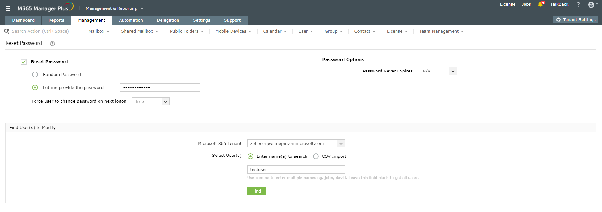 Reset Passwords In Microsoft 365 | User Administration