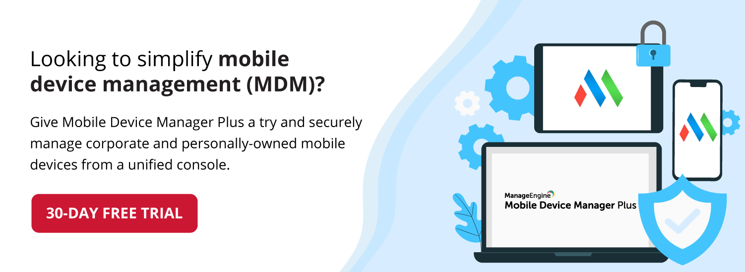 Qué es la gestión de dispositivos móviles (MDM)? | ¿Que es MDM? | Mobile  Device Management que es | MDM que es - ManageEngine Mobile Device Manager  Plus