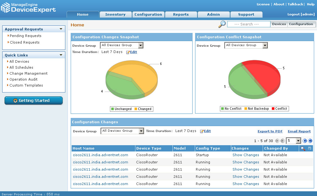 ManageEngine DeviceExpert(Network Configuration Management) 5.1 full