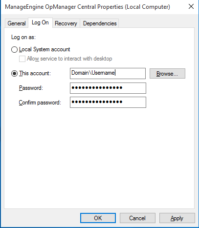 How to resolve login error for BCP commands? – ManageEngine OpManager