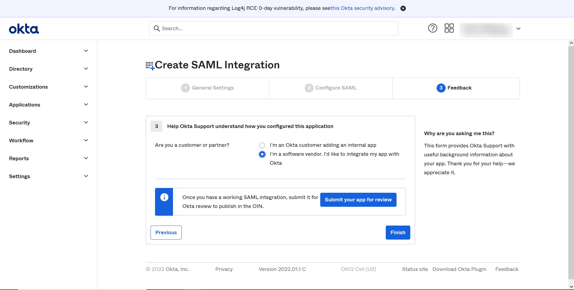 Configure Azure IdP in OpManager