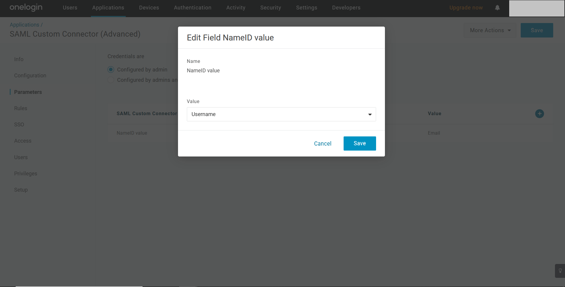 Configure OneLogin IdP in OpManager