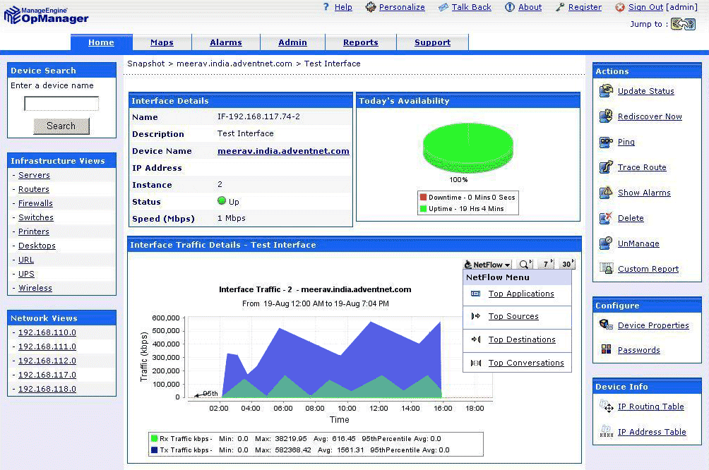 netflow bandwidth monitor