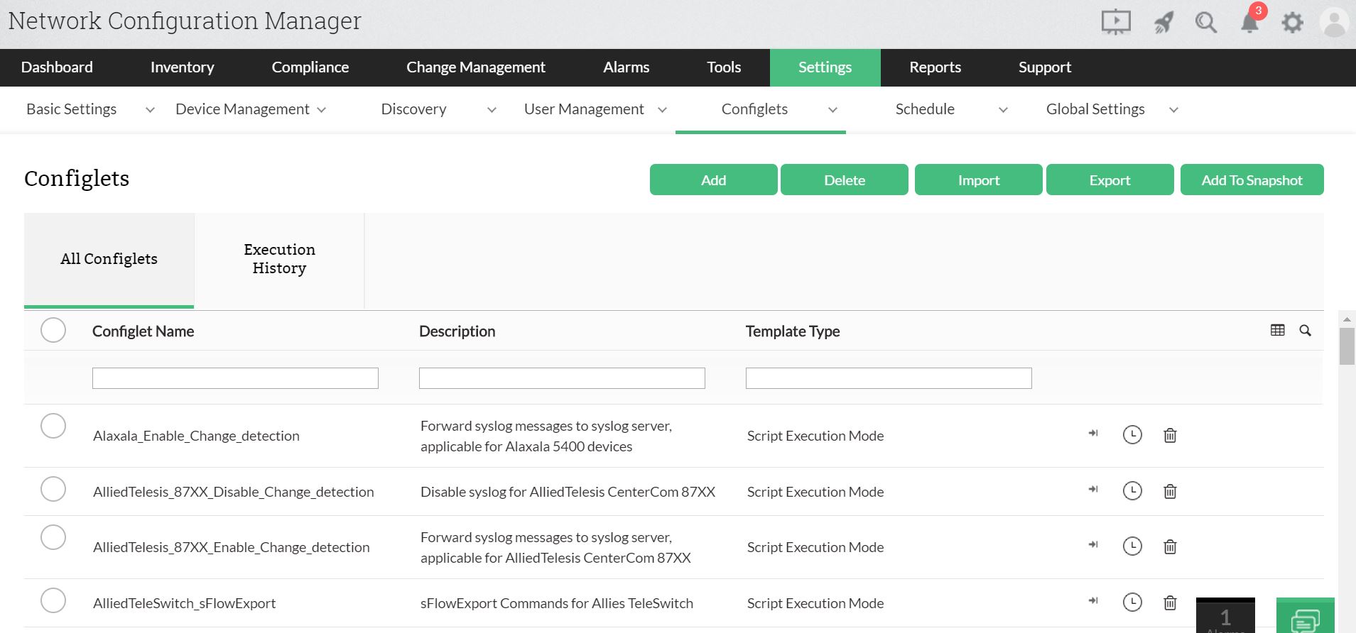 Configuration Automation - ManageEngine Network Configuration Manager
