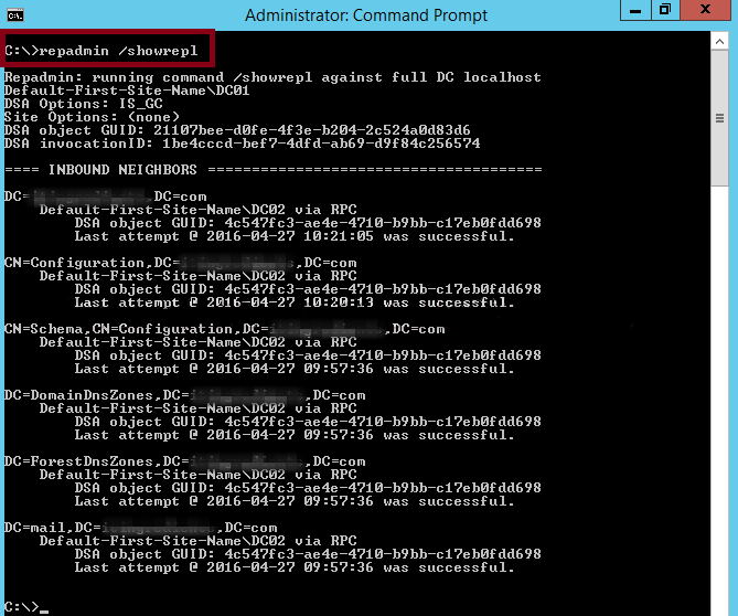 active directory run command