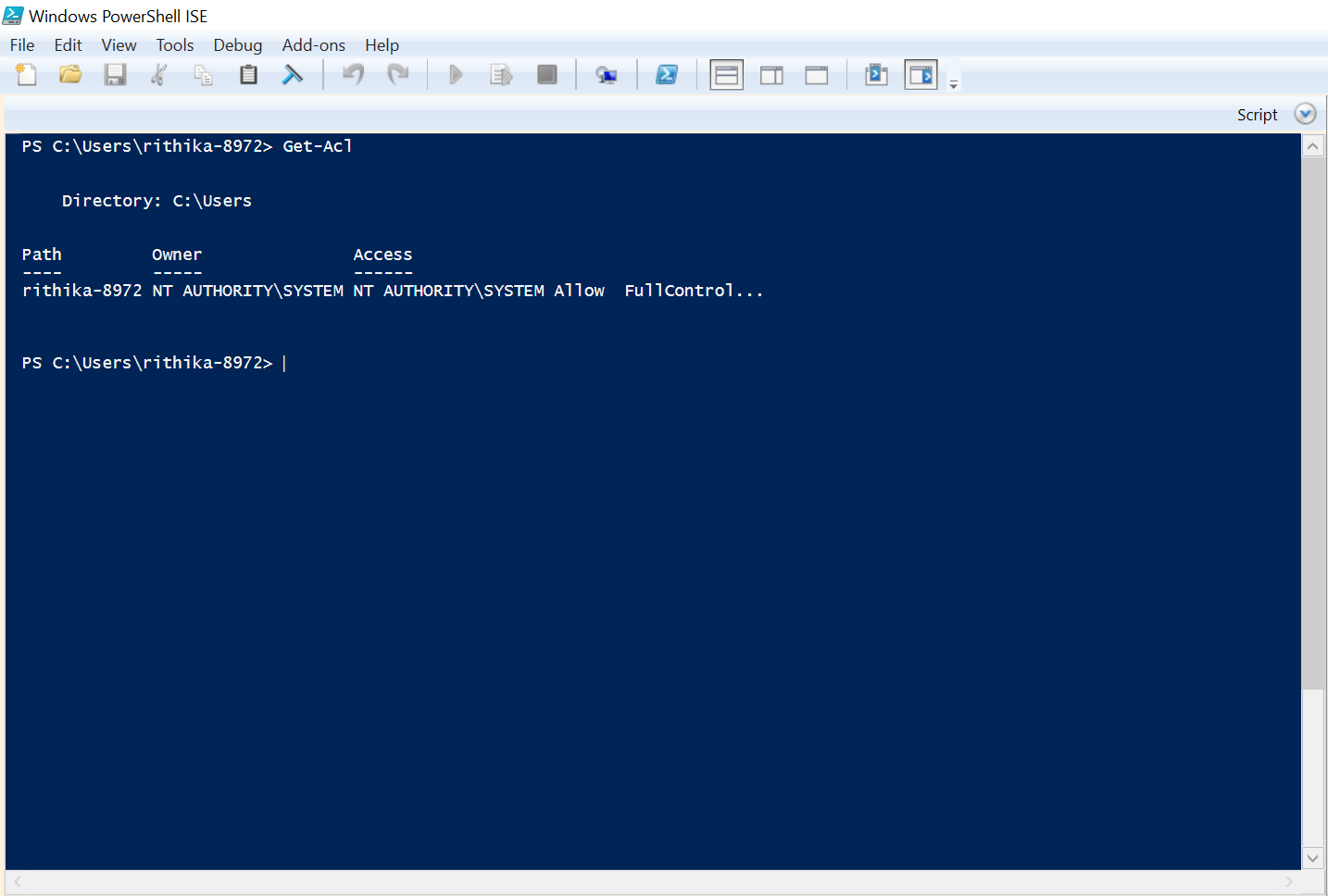 Powershell ise sierra key