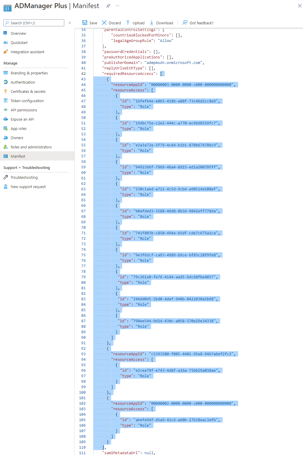 Configuring Rest API