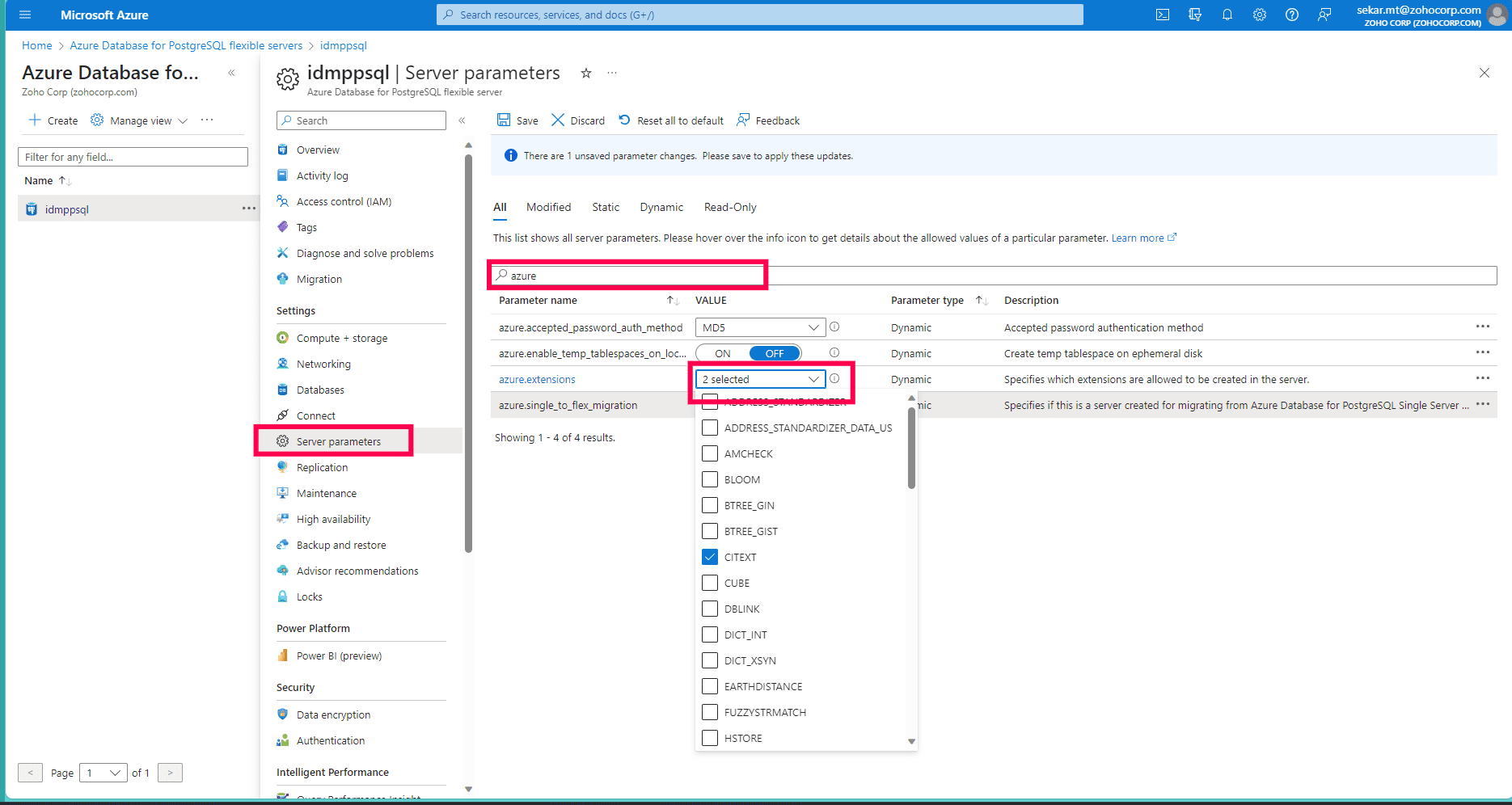 Migrating from an existing PostgreSQL/MS SQL database to an external PostgreSQL database