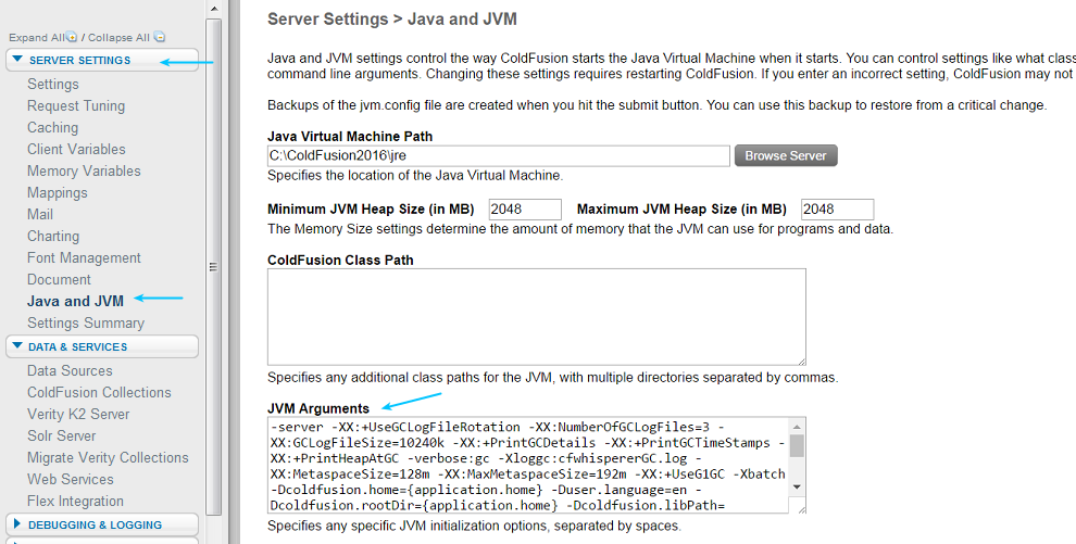 Install APM Insight Java Agent in ColdFusion Applications