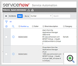 Service Now Screen