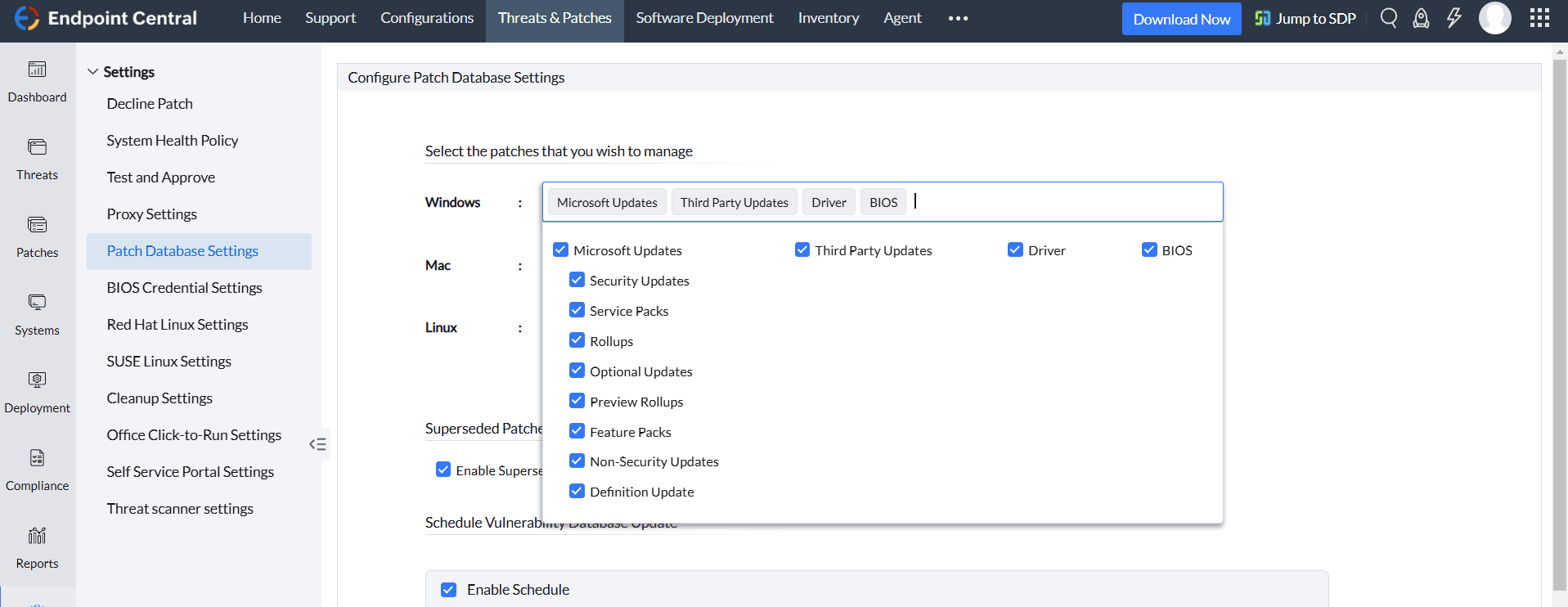 Patch Database Sync