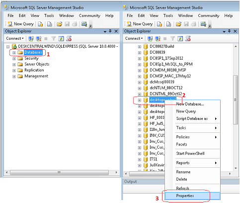 Configuring Desktop Central to Use MS SQL Database Server | ManageEngine