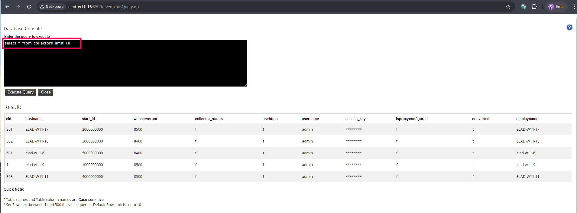 Configurations after changing the EventLog Analyzer server Hostname/IP address