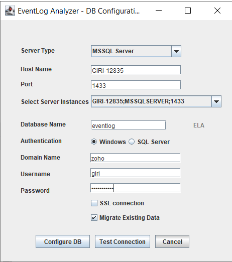 Database migration