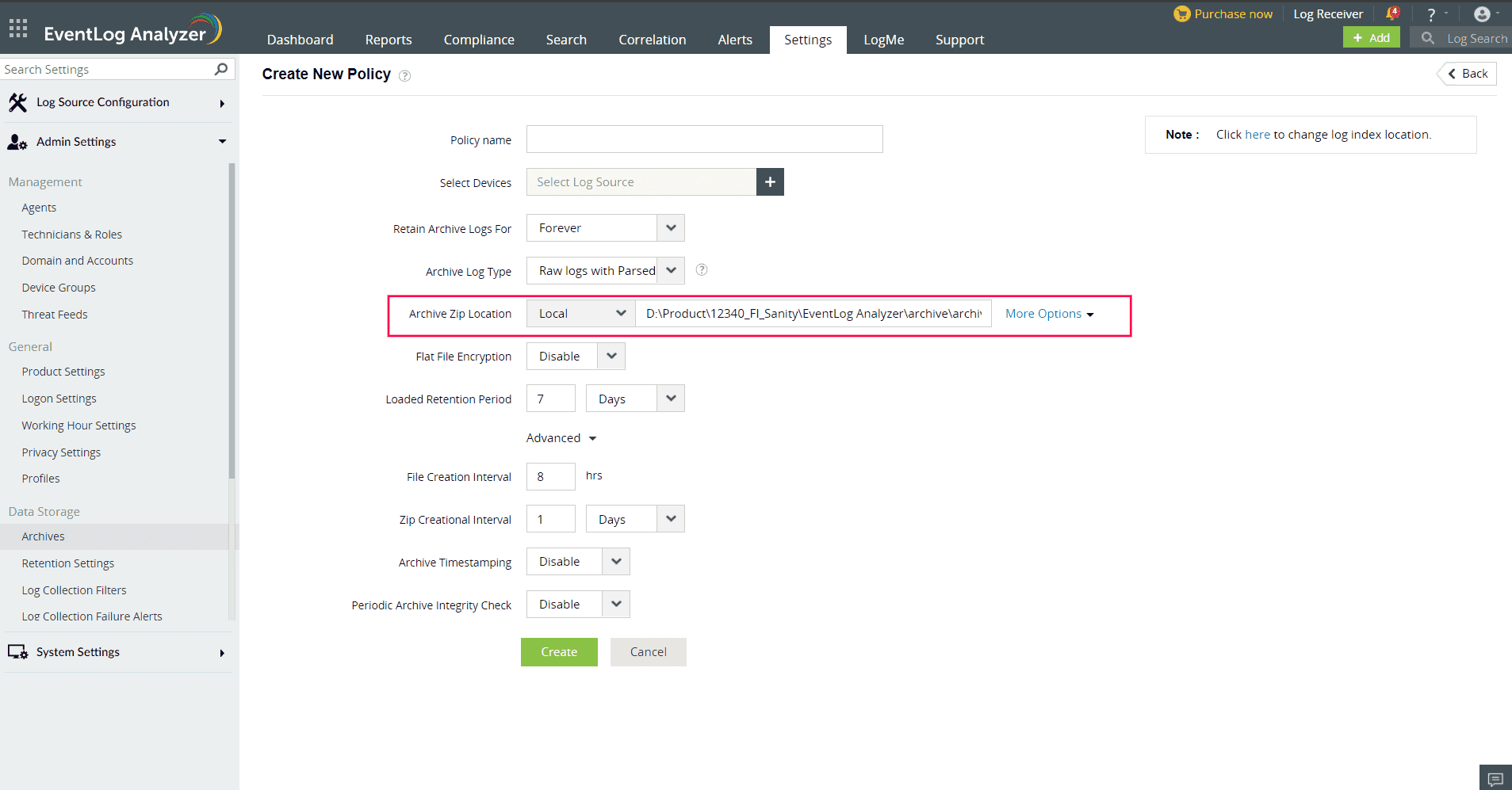 Migrate Archive Data