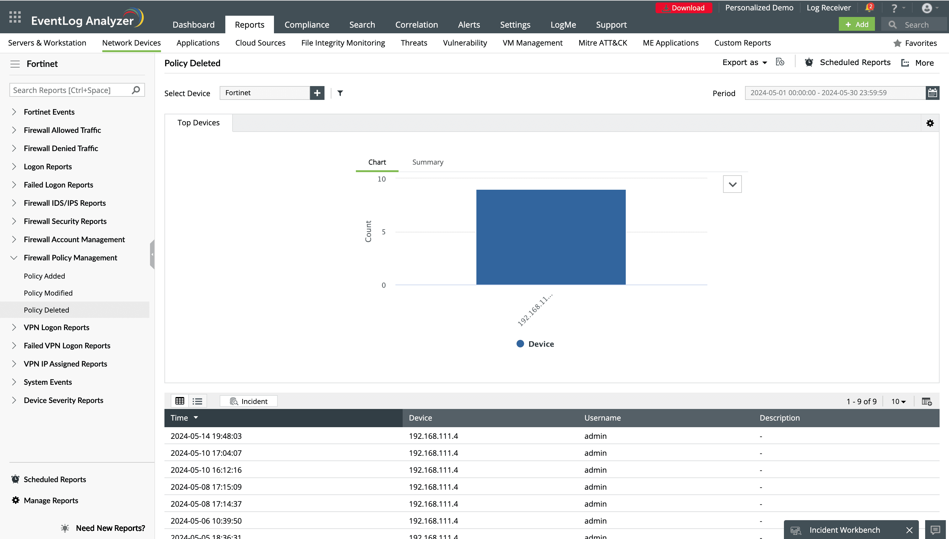 Firewall policy management