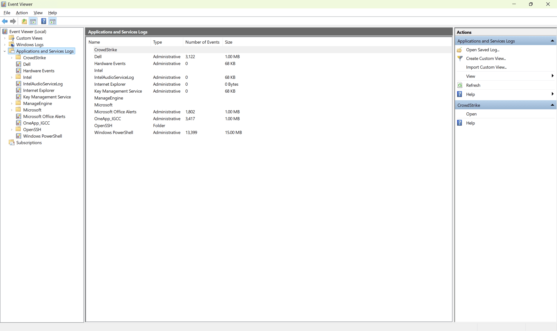 Viewing and accessing Windows crash logs in Windows 11 using Windows Event Viewer