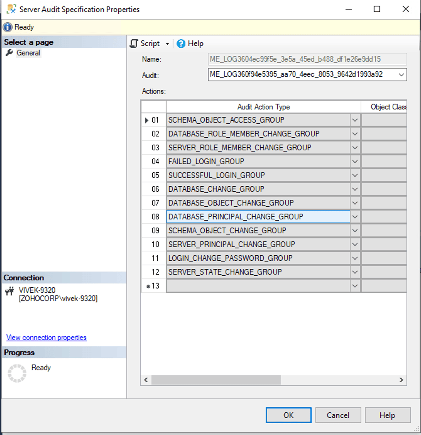 SQL Server auditing in EventLog Analyzer | ManageEngine