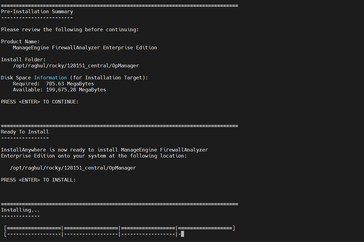 Install and Uninstall - Firewall Analyzer