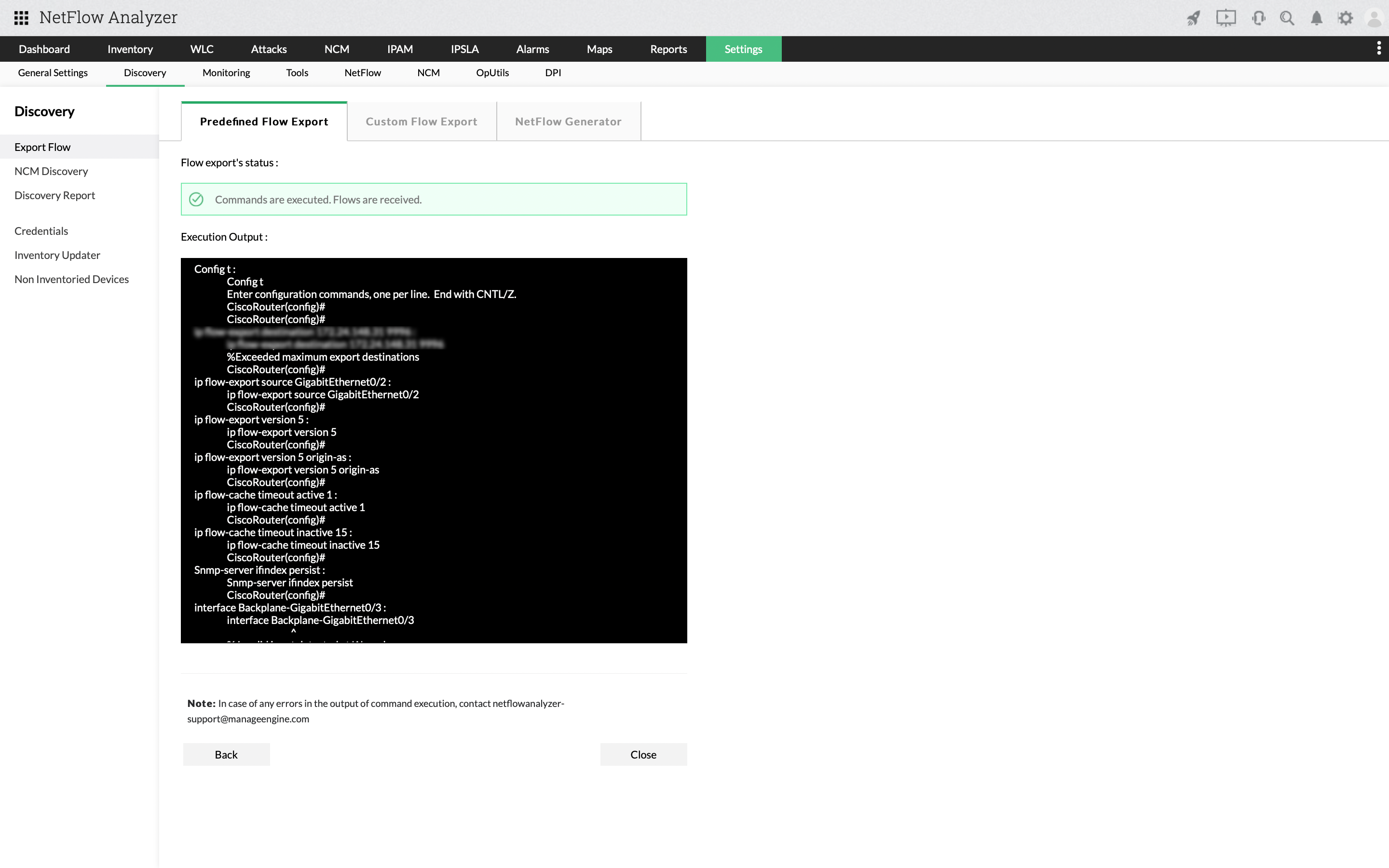 monitor bandwidth netflow