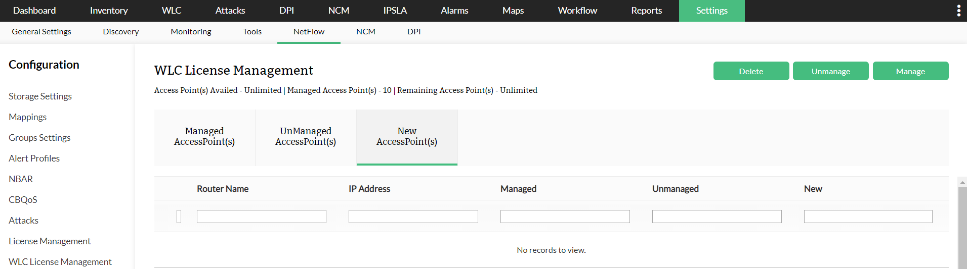 Licensing New Access Points