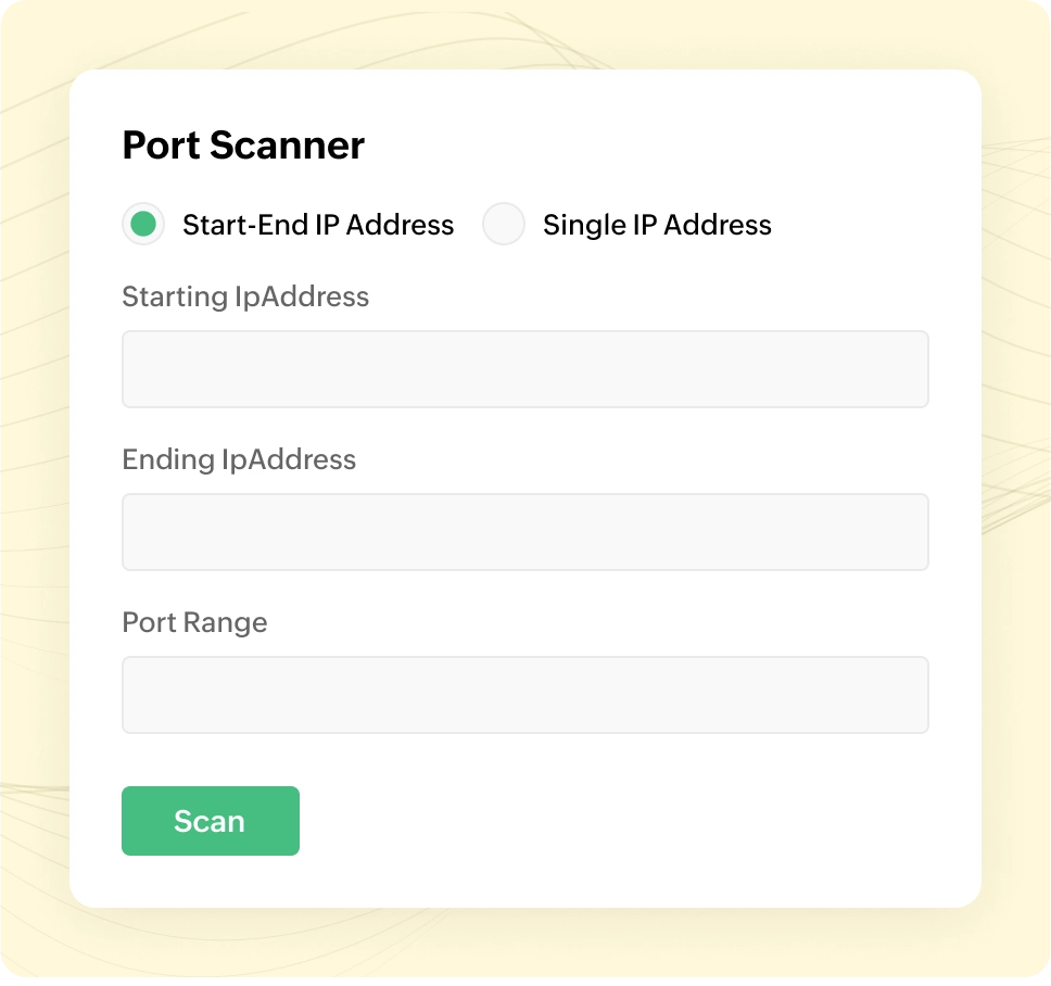 Dashboard de monitoreo de los servicios de escaneo de puertos con OpUtils